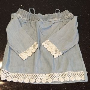 Adorable cold shoulder top